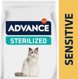 Advance Sterilized Sensitive mit Lachs für erwachsene sterilisierte, empfindliche Katzen