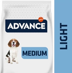 Advance Medium Light mit Huhn für mittelgroße übergewichtige erwachsene Hunde