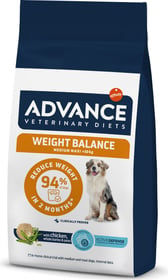 ADVANCE VETERINARY DIETS Weight Balance täiskasvanud koertele