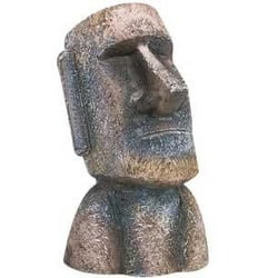 Décoration tête de Moai pour aquarium