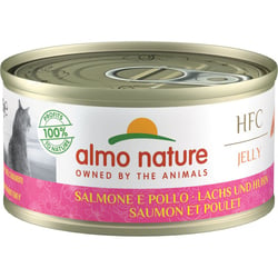 ALMO NATURE HFC Jelly Pâtée 100% naturelle en gelée pour Chat 70g - 11 saveurs au choix