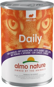 ALMO NATURE DAILY Pâtée sans céréales ni gluten pour Chat 400g - 4 saveurs au choix