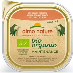 ALMO NATURE Bio Organic Maintenance Pâtée 100% naturelle et Bio pour Chien 100g - 8 saveurs au choix