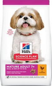 Hill's Science Plan Canine Mature Adult 7+ Small & Mini croquettes pour chien senior de petite taille au poulet