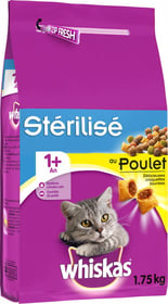 Whiskas 1+ Adult für sterilisierte Katzen 1+ Huhn oder Lachs