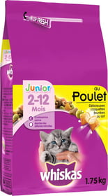 Trockenfutter Whiskas Junior mit Hühnchen für Kätzchen