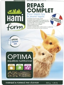 Hamiform Optima repas complet Lapin Toy et jeune Lapin