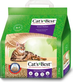 Cat's Best Smart Pellets, pflanzliches klumpendes Katzenstreu - Ideal für aktive oder langhaarige Katzen