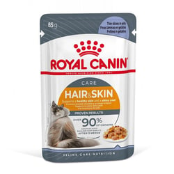 Royal Canin Hair & Skin Pašteta v želeju za odrasle mačke