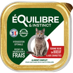 Equilibre & Instinct Terrine für erwachsene Katzen - 4 Geschmacksrichtungen zur Auswahl