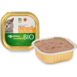 Bio Nassfutter mit Hühnchen und Gemüse für Katzen