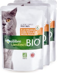 Equilibre & Instinct BIO Adult Nassfutter mit Hühnchen und Gemüse für Katzen