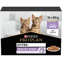 PRO PLAN NutriSavour Junior Pâtée à la dinde en sauce pour chaton