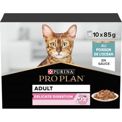 PRO PLAN NutriSavour Delicat Pâtée au poisson en sauce pour chat