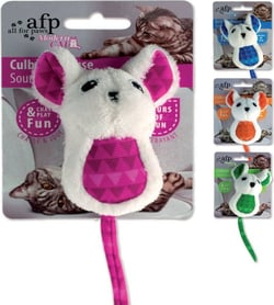 Peluche souris culbuto pour chat HAMIFORM