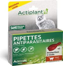 ACTI Pipettes antiparasitaires chat et chaton