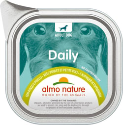 ALMO NATURE Daily - Pâtée Sans Gluten pour Chien Adulte 100g - 4 saveurs au choix