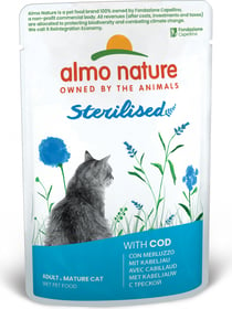 ALMO NATURE Sterilised Nassfutter für kastrierte Katzen - 4 Geschmacksrichtungen zur Auswahl