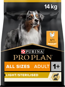 PRO PLAN All Sizes Adult Light / Sterilised au poulet pour chien