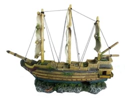 AQUA DELLA gesunkenes GHOST-SHIP 2 50x12,5x37cm