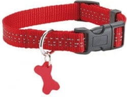 Collier réfléchissant SAFE Rouge