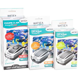 Pompe à air WATSEA ENERGY - Double sortie à débit variable 180LUX, 50 à 300L - 4W