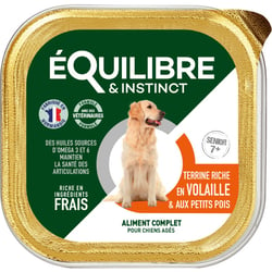 Equilibre & Instinct Adult Senior Nassfutter mit Huhn und Erbsen