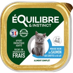 Equilibre & Instinct Mousse für junge Katzen - 2 Geschmacksrichtungen zur Auswahl 