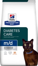 HILL'S Prescription Diet m/d Diabetes Croquettes pour Chat au Poulet