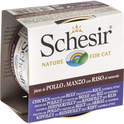 SCHESIR Patè Naturale 85g fuer ausgewachsene Katzen