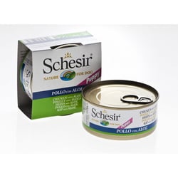 SCHESIR Pâtée Naturelle 150g pour Chiot - 2 Saveurs au Choix