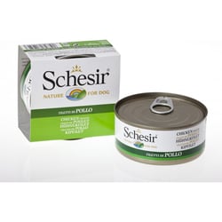 SCHESIR Pâtée Naturelle 150g pour Chien Adulte - 5 Saveurs au Choix