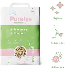 Katzenstreu Holzpellets PURELYS