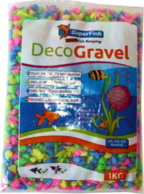 SuperFish mélange gravier MIX pour aquarium - Néon