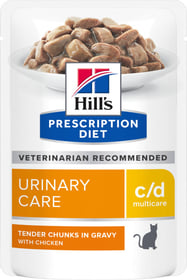 Sachet Repas HILL'S Prescription Diet C/D Urinary Multicare für ausgewachsene Katzen