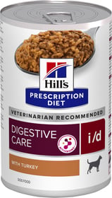 Pâtée HILL'S Prescription Diet I/D Digestive Care à la dinde pour chien