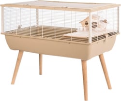 Cage pour petit rongeur - H64,5 cm - Zolux NEO Nigha beige