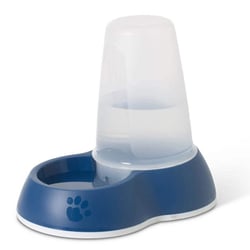 Distributeur d'eau 1,5L et 3L Loop Bleu pour chien et chat