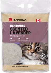 Litière agglomérante à la lavande pour chat