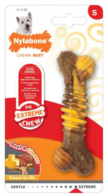 Nylabone Extreme Chew Texture Bone : Goût Steak et Fromage