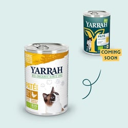 Bio-Yarrah-Pastete 400g ohne Getreide für erwachsene Cat-2-Geschmacksrichtungen zur Auswahl