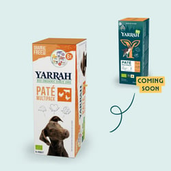 6x Nassfutter Yarrah Bio 150g Adult ohne Getreide für Hunde