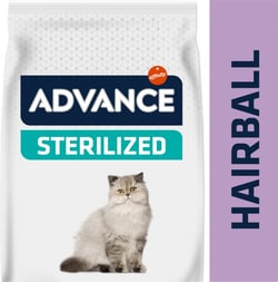 Advance Sterilized Hairball z okusom purana za Sterilizirane Odrasle Mačke