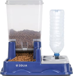 Distributeur 2 en 1 : croquettes et eau - 5 L - ZOLIA ZD One pour chiens et chats 