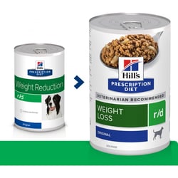 Pâtée HILL'S Prescription Diet R/D Weight Loss pour chien adulte en surpoids