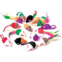 Lot de 24 Souris Fourrure petit modèle