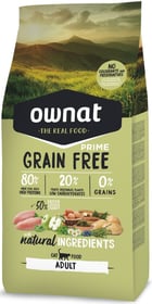 OWNAT PRIME Grain Free Adult sans céréales poulet & dinde pour chat adulte