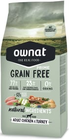 OWNAT PRIME Grain Free Adult sans céréales au poulet & dinde pour chien adulte