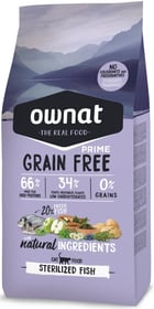 OWNAT PRIME Grain Free Sterilized Adult mit Fisch, ohne Getreide für die sterilisierte Katzen