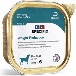 SPECIFIC CRW-1 Pack de 6 Pâtées Weight Reduction 300g pour Chien Adulte en Surpoids